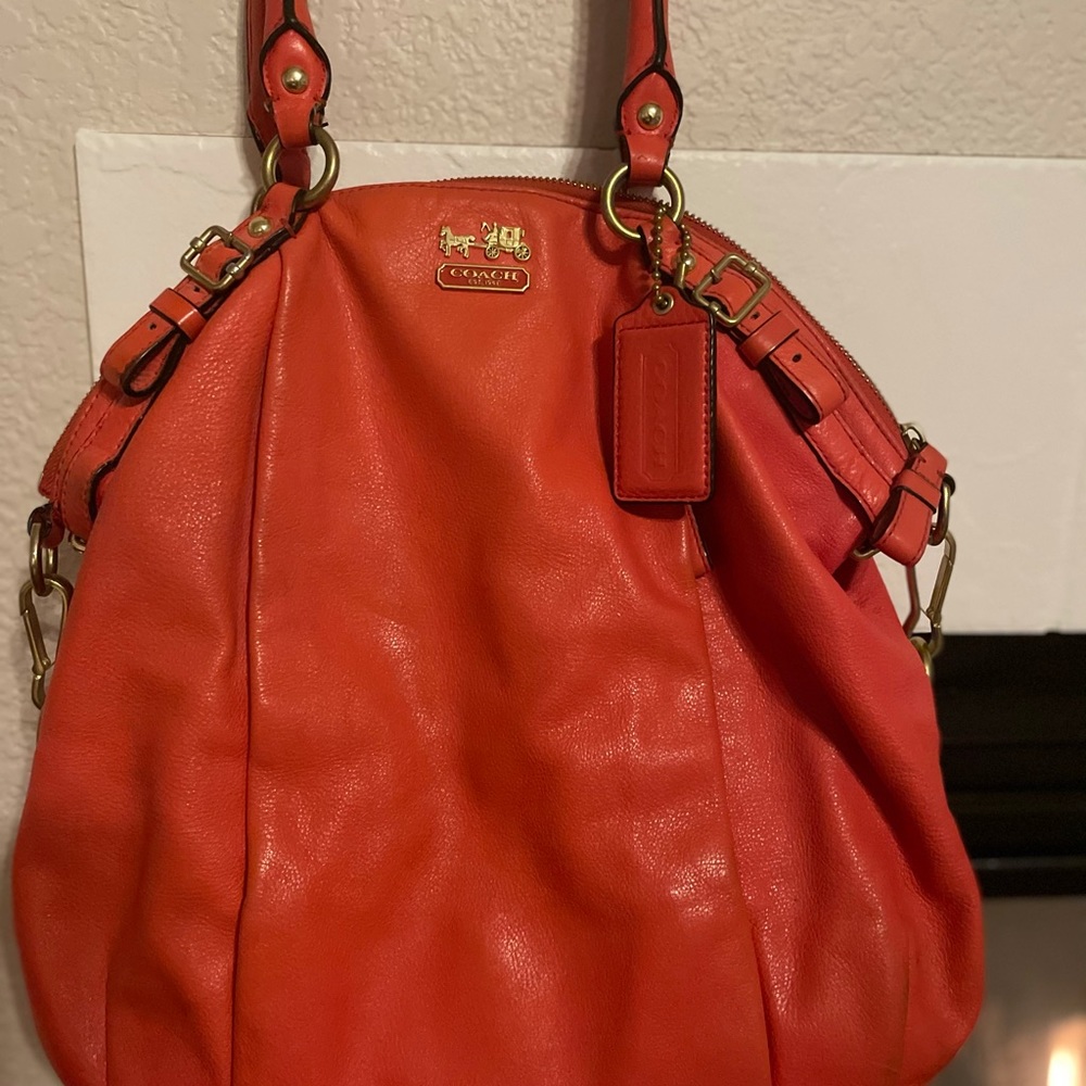 Coach Madison Satchel 18641 orange